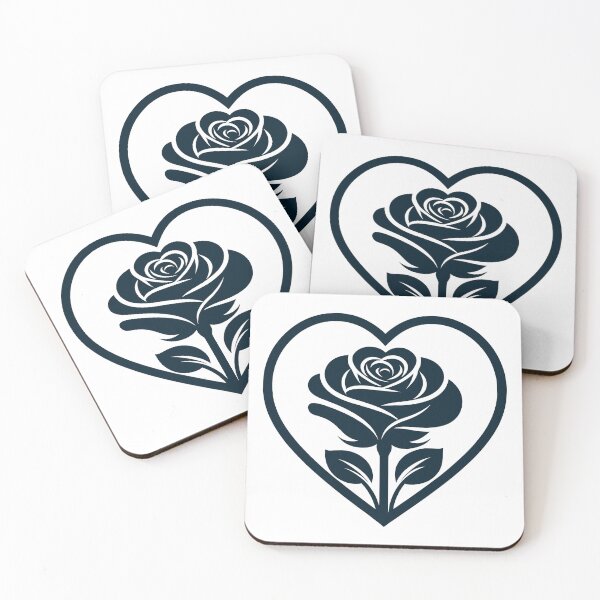 Item preview, Minimalist Romantic Rose designed and sold by Quirky Shirts.