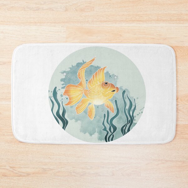 Item preview, (transparent lines) Beautiful Watercolor Gold Fish In the Sea Classic T shirts  designed and sold by CANDYFrog.