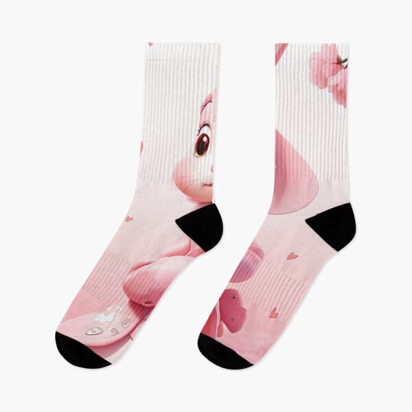 Item preview, Pink Bunny Heart, rabbit, kids, cute, children, flowers, animal designed and sold by Cyber Kids.