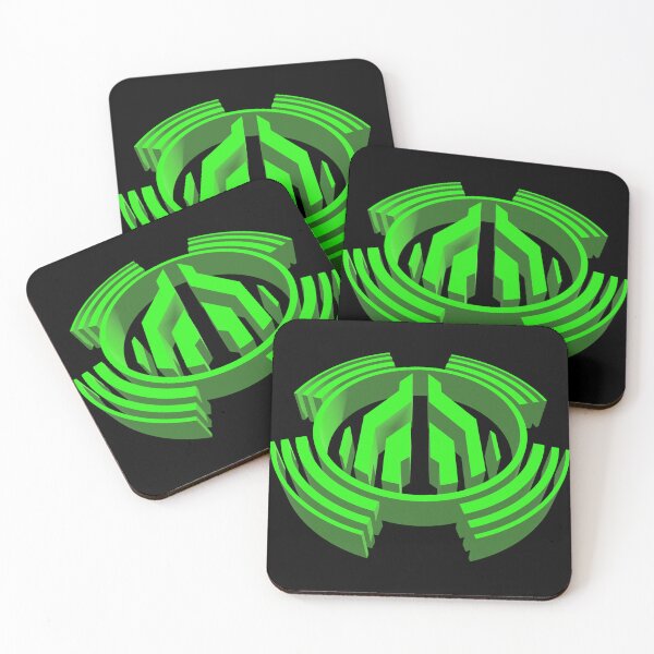 Item preview, Green classic mayday sign for ravers designed and sold by Boogeyman Bill.