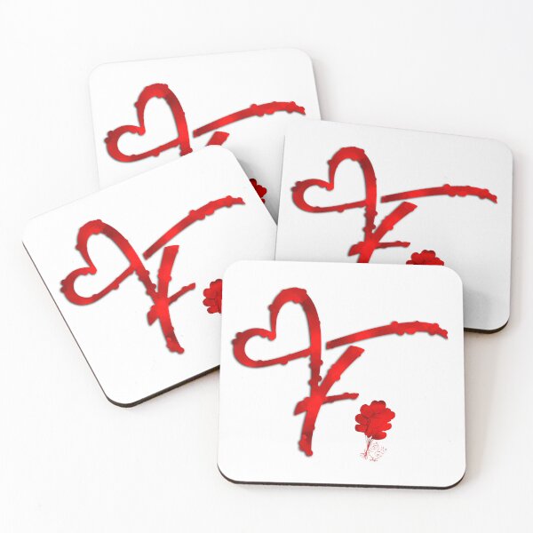 Item preview, Special For Valentine's Day - First Letter of Your Lover Name "F" designed and sold by KAEbrand.