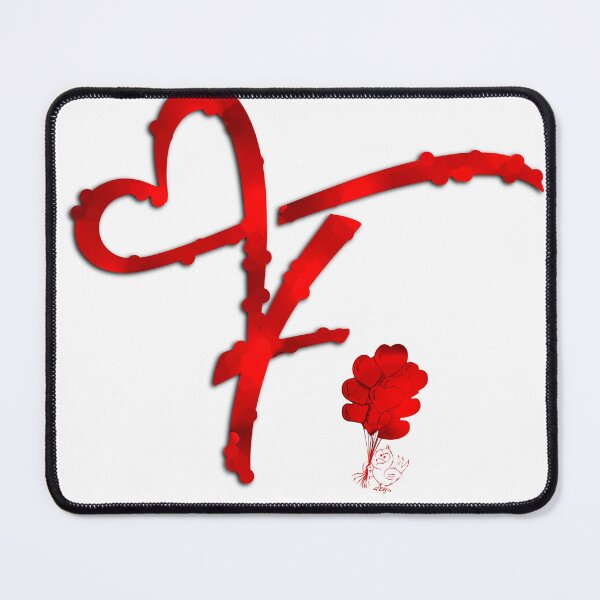 Item preview, Special For Valentine's Day - First Letter of Your Lover Name "F" designed and sold by KAEbrand.