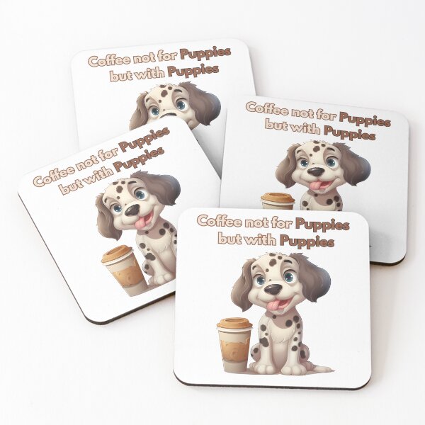 Item preview, Coffee with Cute Puppies  designed and sold by Promoc.