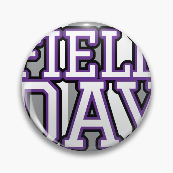 Item preview, Field Day - Purple on Silver/Grey designed and sold by jrayebarr.
