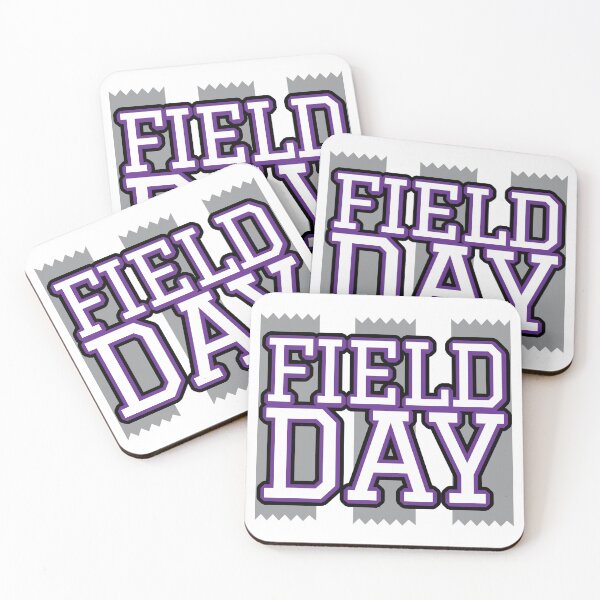 Item preview, Field Day - Purple on Silver/Grey designed and sold by jrayebarr.
