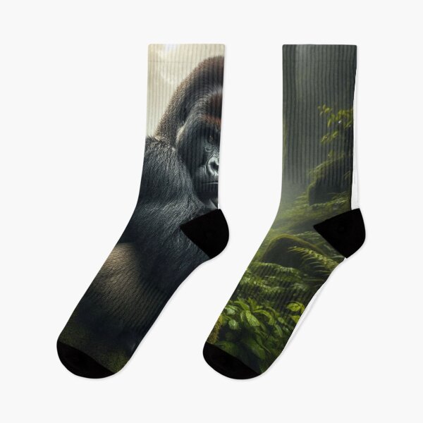 Item preview, Jungle Royalty - Gorilla Majesty in the Heart of the Rainforest designed and sold by ProgressMagnet.