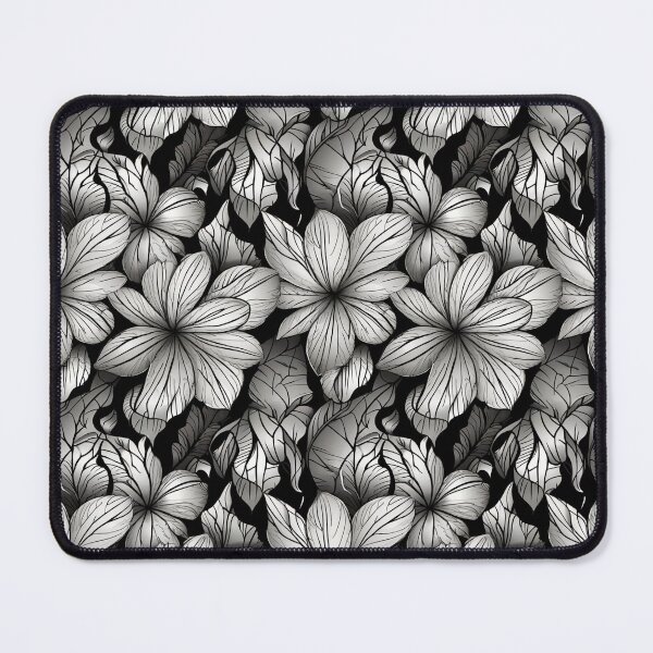 Item preview, Monochrome Floral Elegance designed and sold by nightspeed.