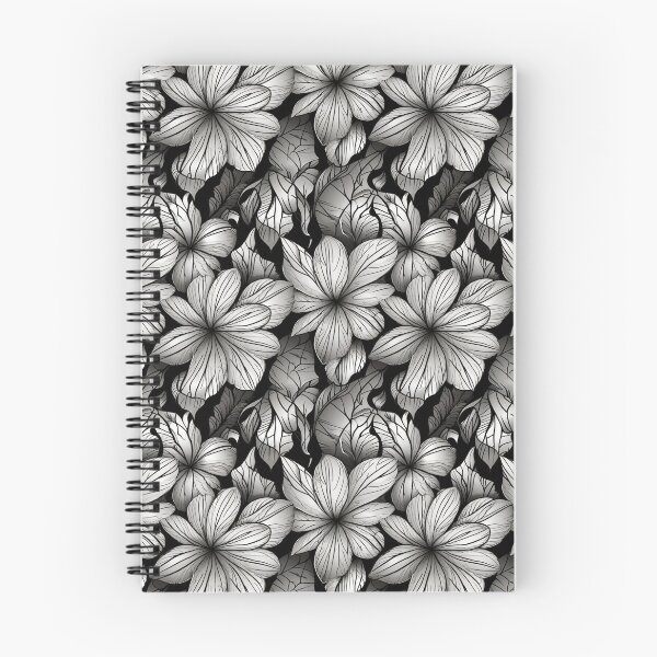 Item preview, Monochrome Floral Elegance designed and sold by nightspeed.