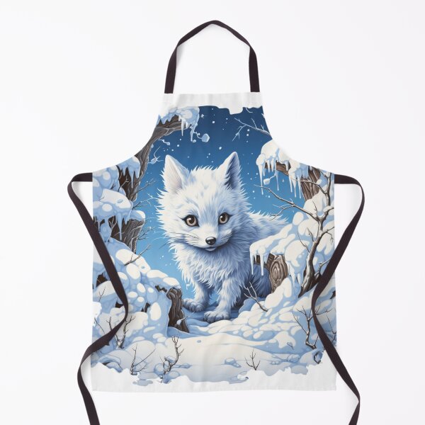 Item preview, Adorable Arctic Fox  designed and sold by NicolasGlowArt.