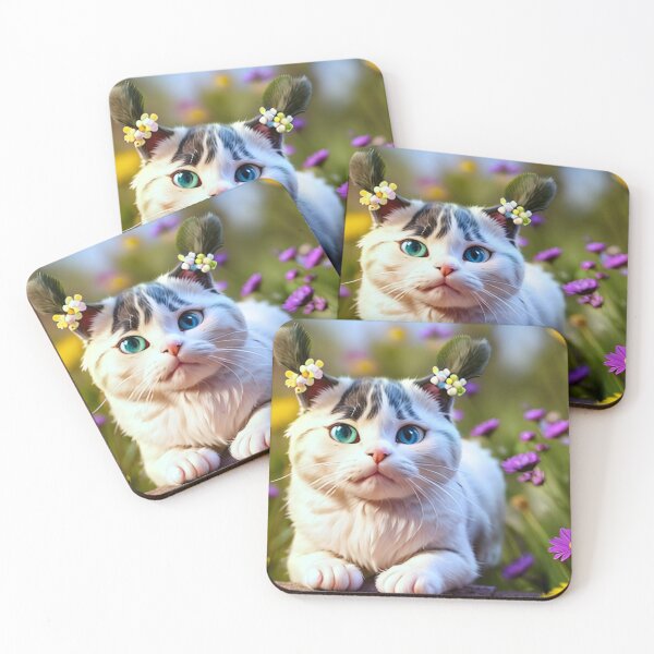 Item preview, Gato Con Pelo De Coletas designed and sold by TuyaArts.