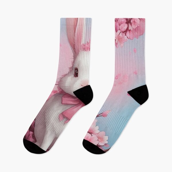 Item preview, Pink Bunny Heart, rabbit, kids, cute, children, flowers, animal designed and sold by Cyber Kids.