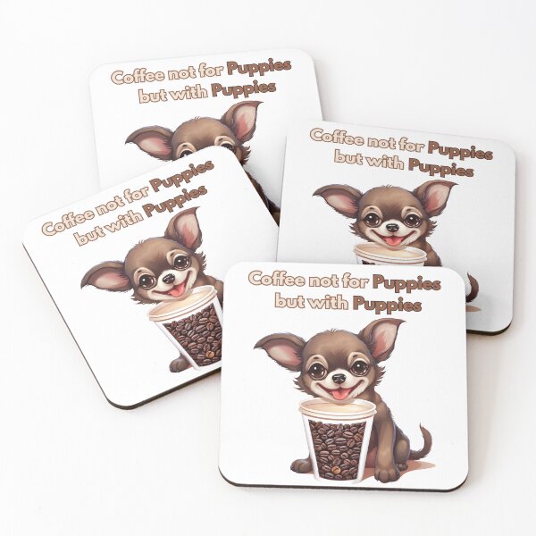 Item preview, Coffee with Cute Puppies  designed and sold by Promoc.