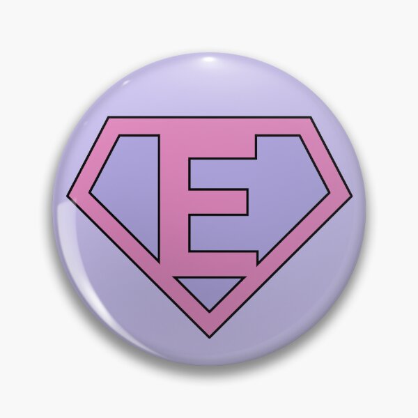 Item preview, Letter E | Super Letter | Purple and Pink designed and sold by Christiana-Art.