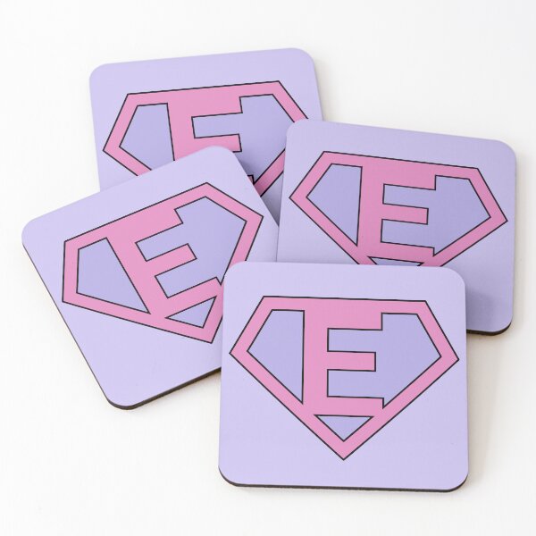 Item preview, Letter E | Super Letter | Purple and Pink designed and sold by Christiana-Art.