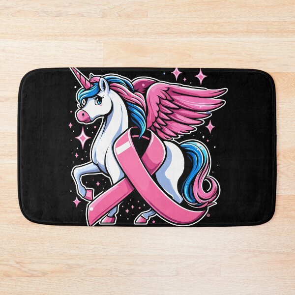 Item preview, Pink Unicorn, Cancer Awareness designed and sold by Quirky Shirts.