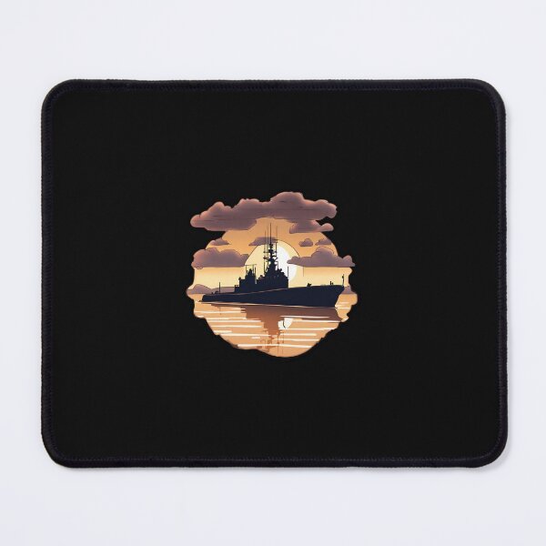 Item preview, Navy Ship Sunset designed and sold by Aquillashop.