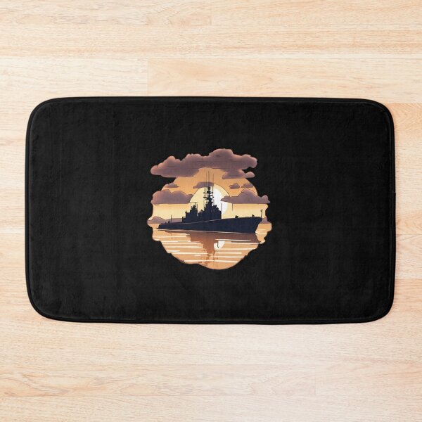 Artikelvorschau, Marineschiff-Sonnenuntergang entworfen und verkauft von Aquillashop.