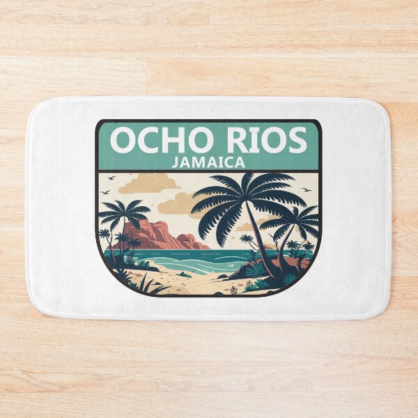 Item preview, Emblema retro de Ocho Ríos Jamaica designed and sold by KrisSidDesigns.