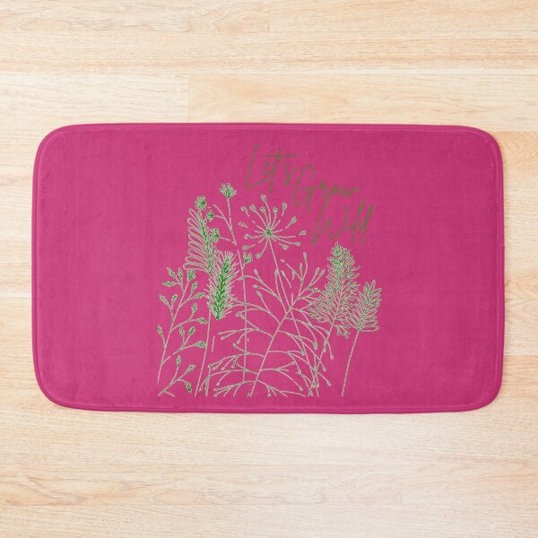Item preview, Let's Grow Wild - quote with wild grasses designed and sold by MillieMoth.
