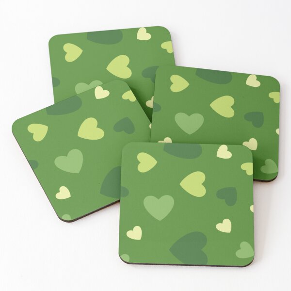 Item preview, Green Washi Tape Hearts designed and sold by Easywear.