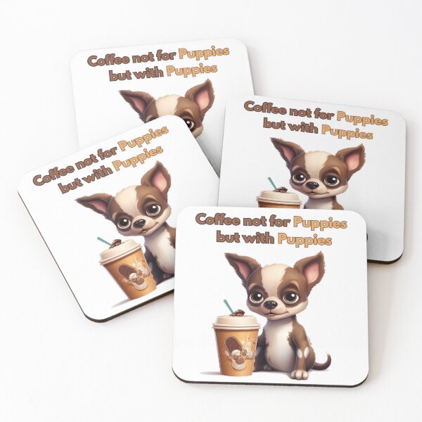Item preview, Coffee with Cute Puppies  designed and sold by Promoc.