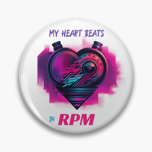 Item preview, My Heart Beats In RPM designed and sold by MiroSuaveMedia.