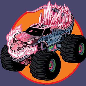 Artwork thumbnail, Kaiju Truck Gee 24 by FBWashington