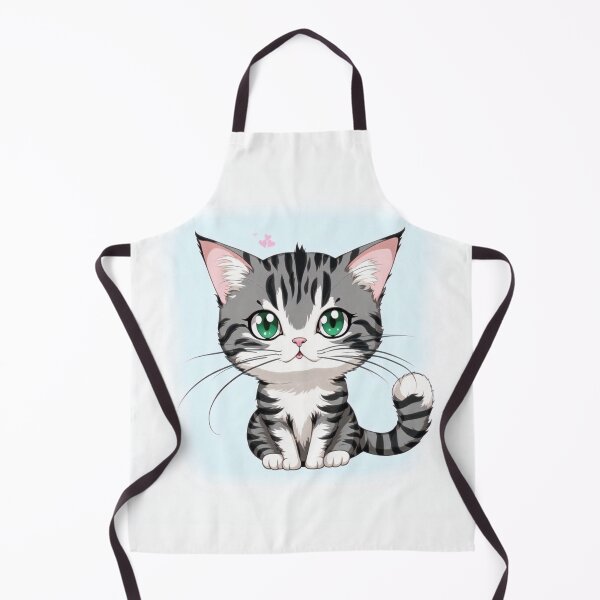 Item preview, A striped kitten with hearts. designed and sold by Sopilka.