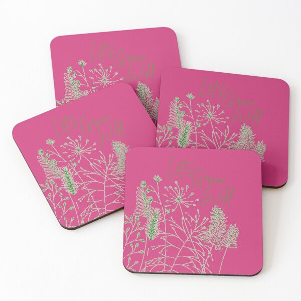 Item preview, Let's Grow Wild - quote with wild grasses designed and sold by MillieMoth.