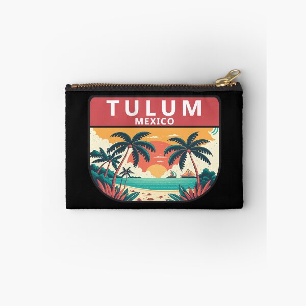 Item preview, Tulum Mexico Retro Emblem designed and sold by KrisSidDesigns.