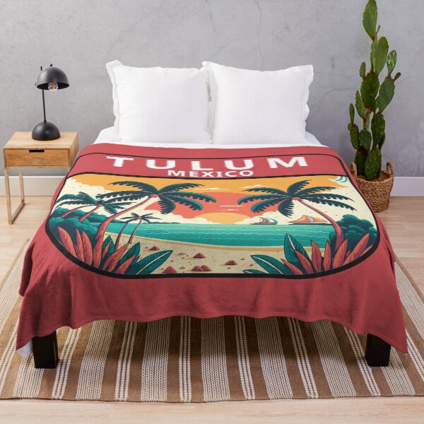 Item preview, Tulum Mexico Retro Emblem designed and sold by KrisSidDesigns.