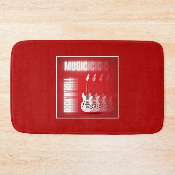 Item preview, Rock'n'roll music, white guitar graphics designed and sold by silent-violin.