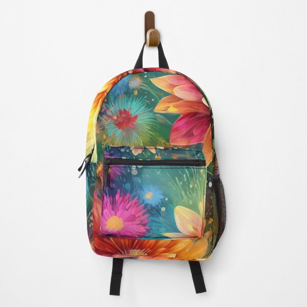Item preview, Floral Explosion: Bursting Color Pattern designed and sold by LyssasMindArt.
