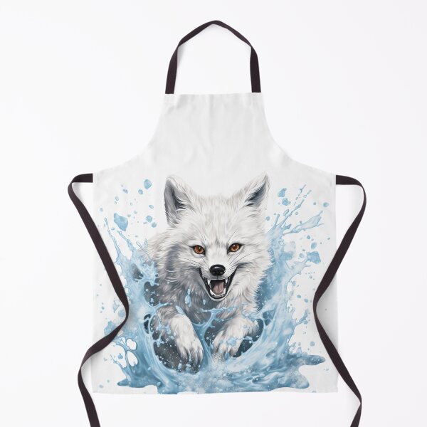 Item preview, Arctic Fox Angry | Sticker designed and sold by NicolasGlowArt.