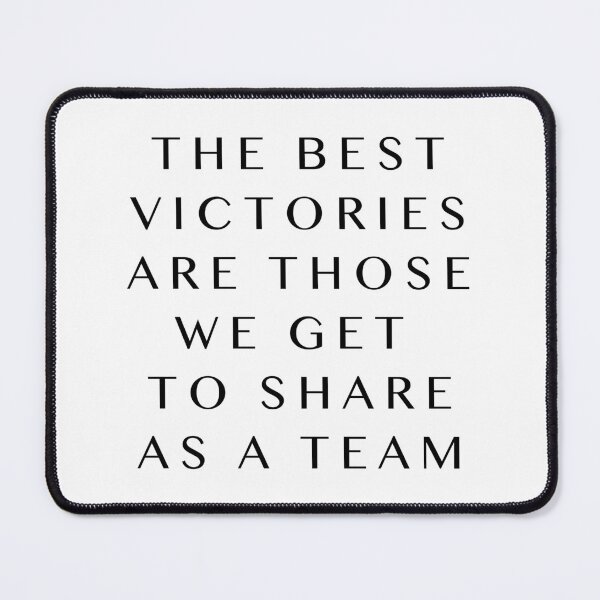 Item preview, Celebrate Shared Victories: Teamwork Inspirational Quote - Team Motivation designed and sold by Soaring Eagle.