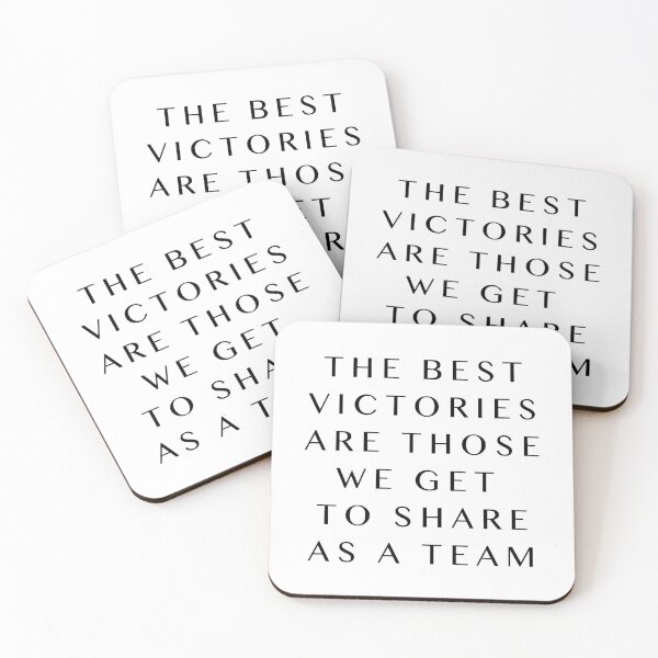 Item preview, Celebrate Shared Victories: Teamwork Inspirational Quote - Team Motivation designed and sold by Soaring Eagle.