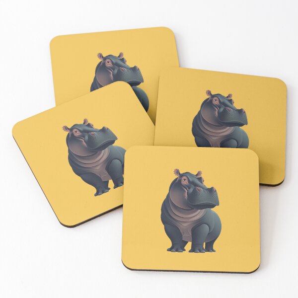 Item preview, Hippopotamus Art designed and sold by Obsidian Ink by Wilshire.