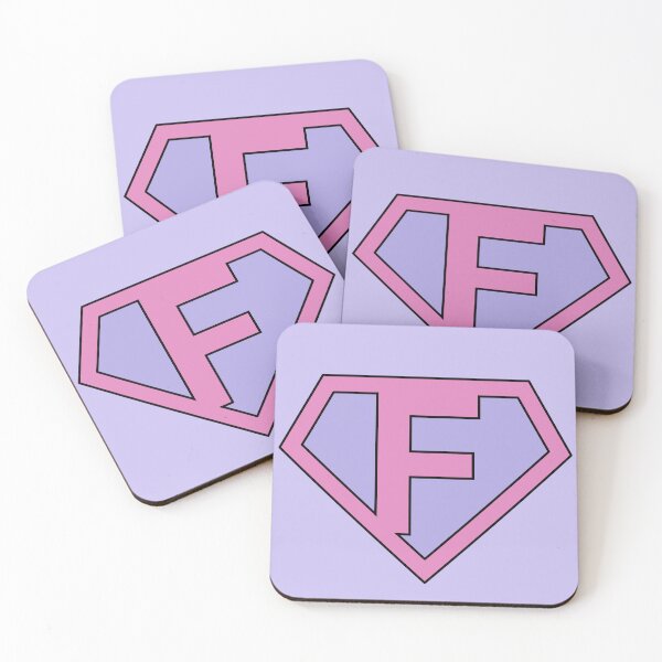 Item preview, Letter F | Super Letter | Purple and Pink designed and sold by Christiana-Art.