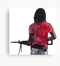 Chief Keef Holding Gun Canvas Print