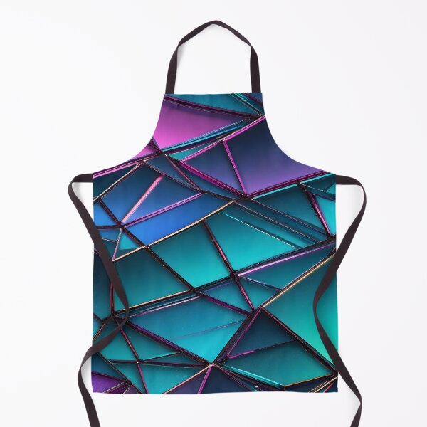 Item preview, Abstract Geometric Purple Blue Glass Pattern designed and sold by TheArtOfPat.