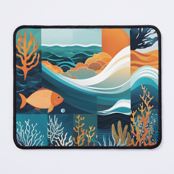Item preview, Oceanic Reverie: Abstract Reflections of Marine Life designed and sold by Chroma Artis.