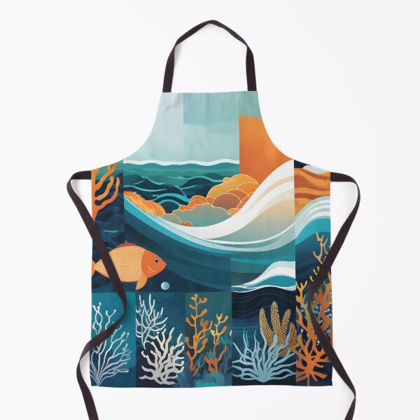Item preview, Oceanic Reverie: Abstract Reflections of Marine Life designed and sold by Chroma Artis.