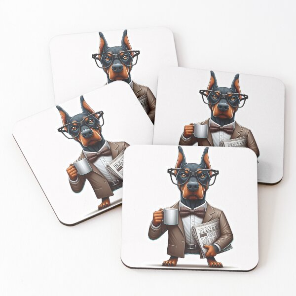 Artikelvorschau, Dobermann-Hund, Dobermann-Mutter und Vater, Dobie, entworfen und verkauft von CosmoLush.