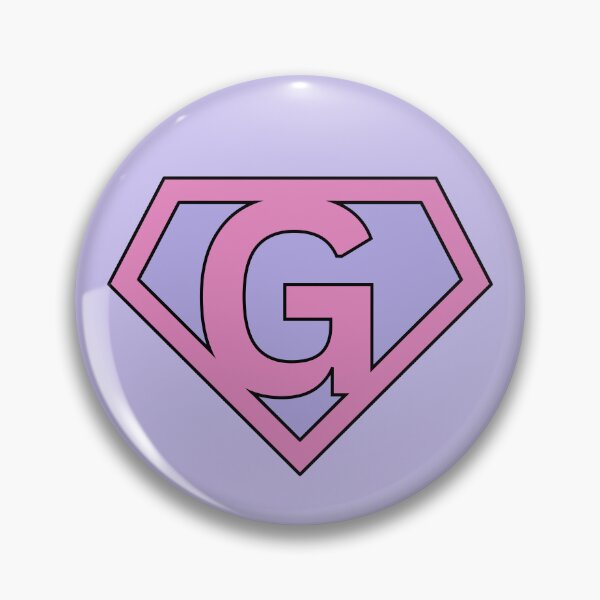 Item preview, Letter G | Super Letter | Purple and Pink designed and sold by Christiana-Art.