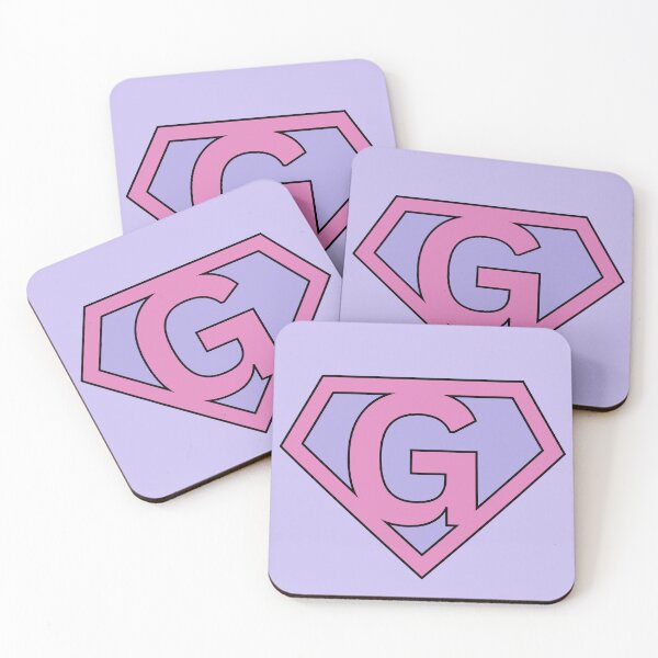 Item preview, Letter G | Super Letter | Purple and Pink designed and sold by Christiana-Art.
