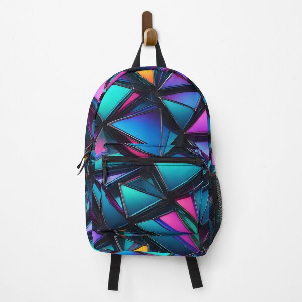 Artikelvorschau, Abstract Geometric Purple Blue Glass Pattern entworfen und verkauft von TheArtOfPat.