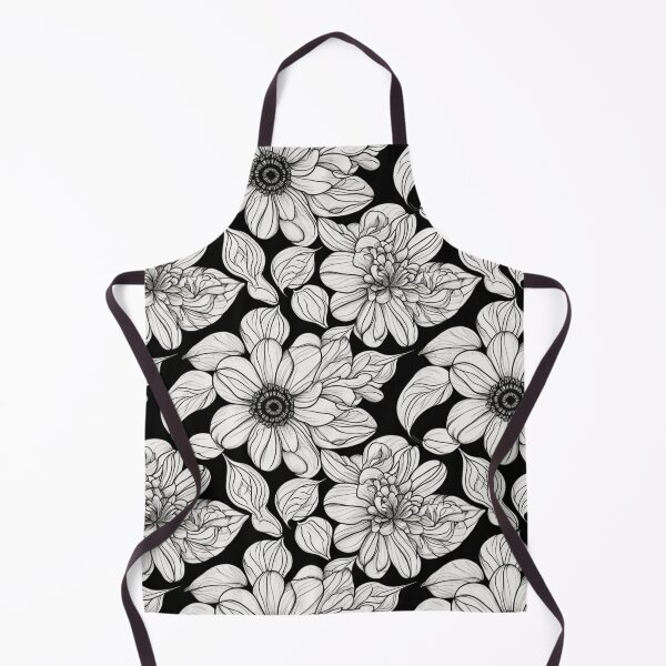 Item preview, Monochrome Floral Medley designed and sold by nightspeed.