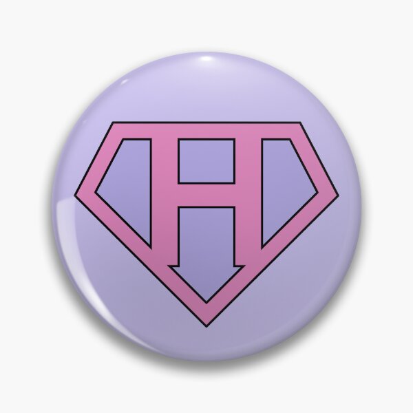 Item preview, Letter H | Super Letter | Purple and Pink designed and sold by Christiana-Art.