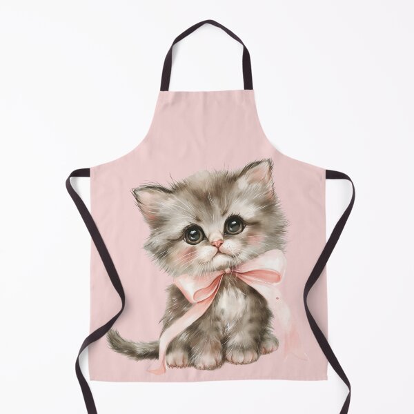 Item preview, Charming Coquette Cat With Bow - Cute Kitten designed and sold by ElLocoMus.