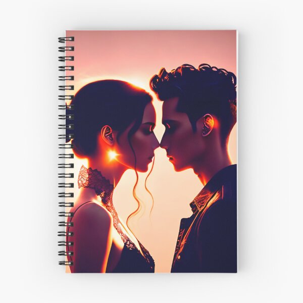 Item preview, Young couple against light Digital Art designed and sold by DrewShops.
